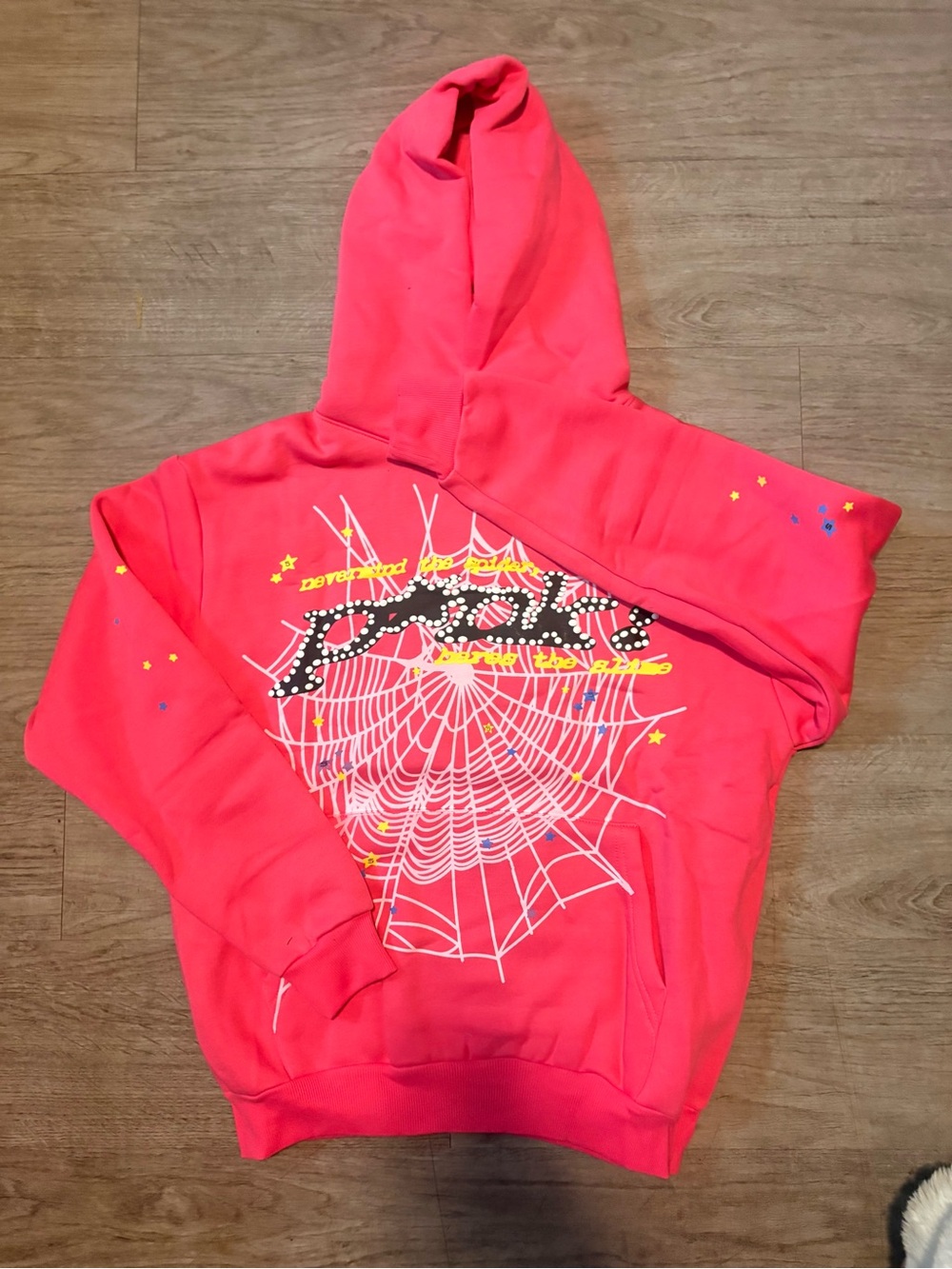 Pink Sp5der Hoodie (Fast Shipping)